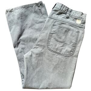GAP Worker Jeans Gray 100% Cotton Utility Workwear Pants Sz 36